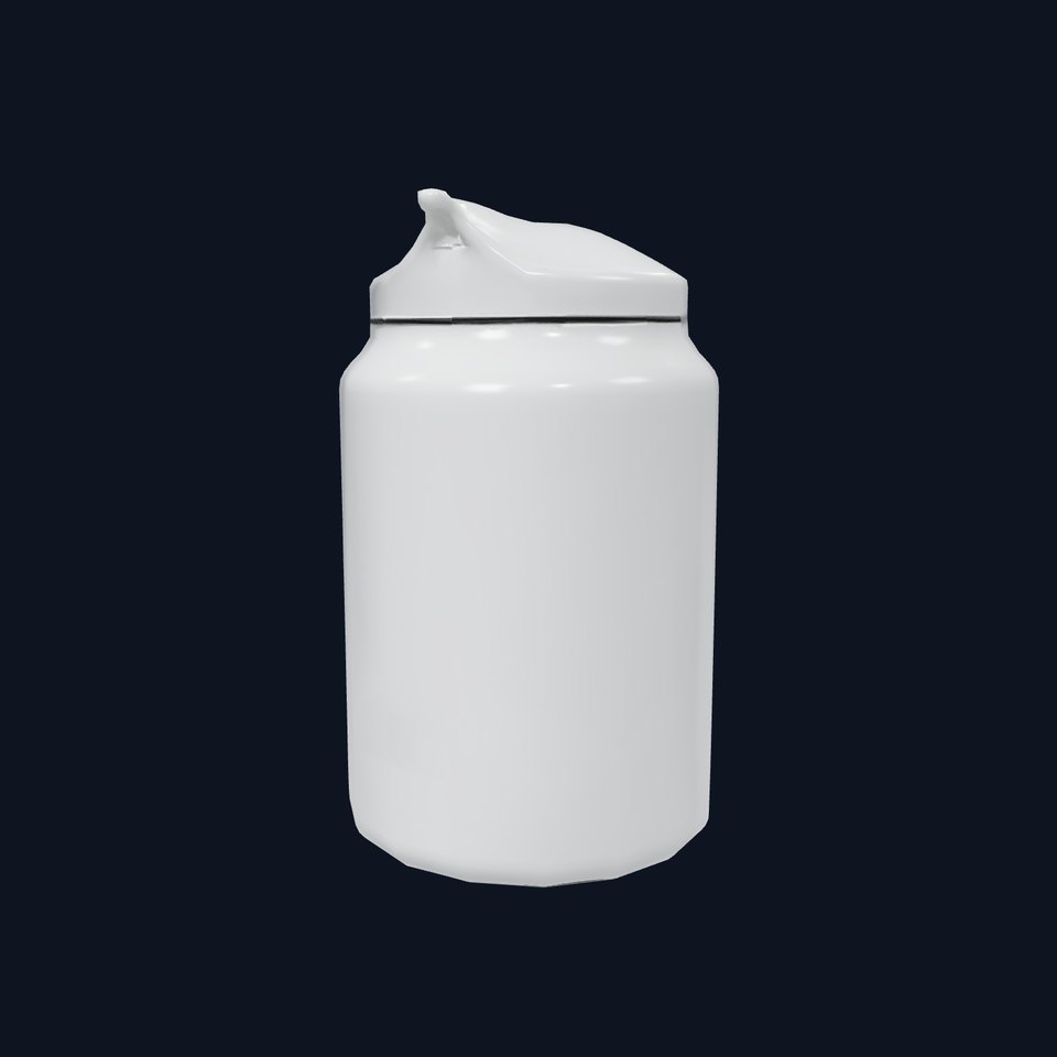 Sleek Steel Bottle model pack